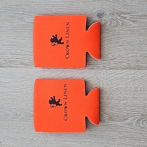 Crown Linen Koozies